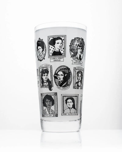 Great Women of Science Beer Glass 12 oz