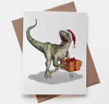 Velociraptor Christmas Card