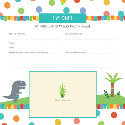 My Life As A Baby: A First Year Calendar - Dinosaurs