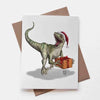 Velociraptor Christmas Card