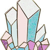 Crystals Hard Enamel Pin