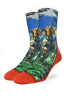 Triceratops socks size 8-13